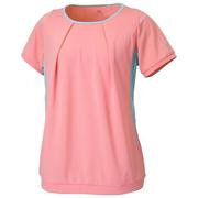 J2MA527552 [ランニングTシャツ シェルライン ソーラーカット レディース Sサイズ デザートオレンジ]