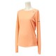 ITQ14-S23067-J/M [W SQ ランニング 長袖Tシャツ ウイメンズ Mサイズ フラッシュORG S15]