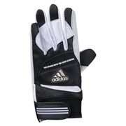KBK42-S92248-M [ADIDASUSAバッティンググローブ 両手用 Mサイズ(24～25cm) BLK/WHT]