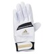 KBK42-S92249-M [ADIDASUSAバッティンググローブ 両手用 Mサイズ(24～25cm) WHT/BLK]