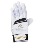 KBK42-S92249-O [ADIDASUSAバッティンググローブ 両手用 Oサイズ(28cm) WHT/BLK]