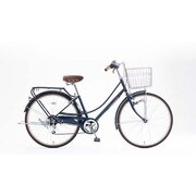 シティサイクル EASTBOY(イーストボーイ) カジュアル 26型 外装6段変速 ブルー EB266CS-BL