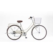シティサイクル EASTBOY(イーストボーイ) カジュアル 26型 外装6段変速 モカ EB266CS-WT