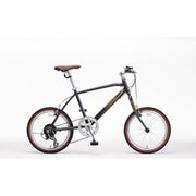 小径車（ミニベロ） 20型 外装7段変速 グレー FORKS-MEN-GRY
