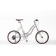 小径車（ミニベロ） 20型 外装7段変速 グレー FORKS-LADY-GRY