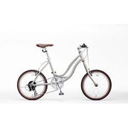 小径車（ミニベロ） 20型 外装7段変速 グレー FORKS-LADY-GRY