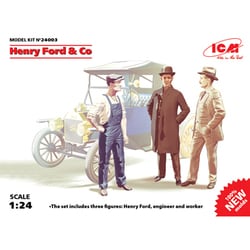 24003 [1/24スケール ヘンリーフォード＆Co フィギュア 2025年3月再生産]