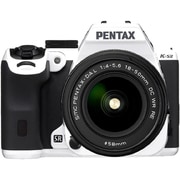 PENTAX K-S2 18-50REキット ホワイト×レーシングストライプ [ボディ+交換レンズ「smc PENTAX-DA L 18-50mmF4-5.6 DC WR RE」]