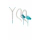 JBLシグネチャーサウンド スポーツイヤホン アクア/ホワイト YBWNFOCU04ANW FOCUS 400 for women aqua/white