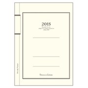 2015年度版 B6マンスダイアリー 2015年3月から フェイク アイボリー DME43-FK-01