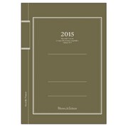 2015年度版 B6マンスダイアリー 2015年3月から フェイク オリーブ DME43-FK-05
