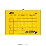 CLX43-A3-01 [2015年度版 壁掛け A3カレンダー 4月始まり カラーアソート]