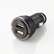 シガーチャージャー USB 3.1A 2ポート ブラック MPA-CCDU31BK