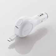 シガーチャージャー microUSB 2.1A 1ポート ホワイト MPA-CCRM21WH