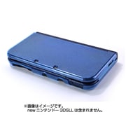 N3F1790 [ニンテンドーNew3DSLL用 newジュエリーカバー3DLL ブルーグリッター]