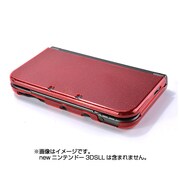 N3F1792 [ニンテンドーNew3DSLL用 newジュエリーカバー3DLL レッドグリッター]