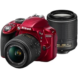 ヨドバシ.com - ニコン NIKON D3300 ダブルズームキット2 レッド