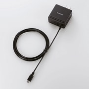 スマートフォン・タブレット用AC充電器 2A出力 2台同時充電 1.5m ブラック MPA-ACMCC151BK
