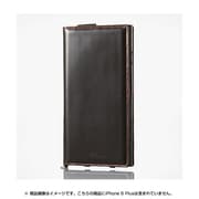 PM-A14LPLFHBK [iPhone 6 Plus/6s Plus用 ソフトレザーカバー 本皮 ブラック]
