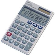 電卓 ハンディータイプ ケース付き メタル ECH-2201T