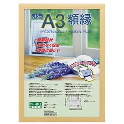 樹脂製軽量額縁 A3判 木目調 フ-KWP-60