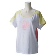 KBW38-A96931-J/L [SCカラーブロックPARISTシャツ レディース L WHT]