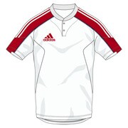 KCA68-A97541-J/L [MBB3ストライプ半袖Tシャツ メンズ Lサイズ WHT/パワーRED]