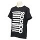 KBV76-A97592-J/L [SC手書き風グラフィックTシャツ メンズ Lサイズ BLK]