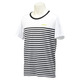 KBV61-A97640-J/M [STボーダーTシャツ メンズ Mサイズ WHT]