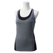 KBZ79-A97775-J/S [FITNESS カップ付きフィットタンクトップ レディース Sサイズ Dグレイヘザー]