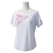 KBZ81-A97785-J/M [FITNESS ロゴルーズTシャツ レディース Mサイズ WHT]