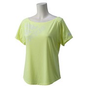KBZ81-A97787-J/M [FITNESS ロゴルーズTシャツ レディース Mサイズ ライトフラッシュYEL]