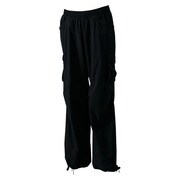 KBZ84-A97799-J/OT [FITNESS カーゴパンツ レディース OTサイズ BLK]