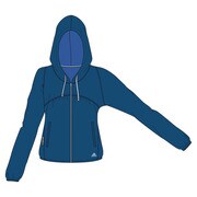 KBY79-A97873-J/L [SeasonalTrainingウインドブレーカージャケット レディース Lサイズ ビスタBLU F14]