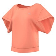 JPA59-S19586-J/S [ヨガ 半袖Tシャツ レディース Sサイズ セミフラッシュオレンジ S15]