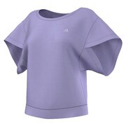 JPA59-S19587-J/OT [ヨガ 半袖Tシャツ レディース OTサイズ ライトパープル]