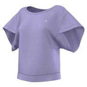 JPA59-S19587-J/M [ヨガ 半袖Tシャツ レディース Mサイズ ライトパープル]