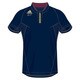 KAZ95-S91445-J/L [AP トレーニング ハーフジップTシャツ Lサイズ カレッジネイビー]