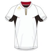 KAZ95-S91446-J/M [AP トレーニング ハーフジップTシャツ Mサイズ ホワイト]
