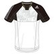 KAZ96-S91448-J/XS [REVO トレーニング 半袖Tシャツ メンズ XSサイズ ホワイト/ブラック]