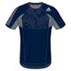 KAZ96-S91449-J3XO [REVO トレーニング 半袖Tシャツ メンズ 3XOサイズ カレッジネイビー/グレー]
