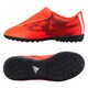 人工芝用 サッカートレーニングシューズ F5 ジュニア ベルクロ TF 22.5cm ソーラーレッド×ランニングホワイト×コアブラック [B34227-225]
