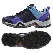 AX2 GTX アウトドアシューズ 防水トレッキングシューズ レディース 24.5cm ナイトフラッシュ S15/コアブラック/ラッキーブルー [B39873-245]