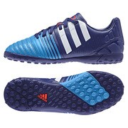 人工芝用 サッカートレーニングシューズ ナイトロチャージ 3.0 ジュニア TF 21.0cm アマゾンパープルF14×ランニングホワイト×ソーラーブルーS14 [B39973-210]