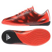 インドア用 サッカートレーニングシューズ F10 IN ジュニア 23.0cm ソーラーレッド×ランニングホワイト×コアブラック [B40506-230]