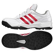 adipure(アディピュア) トレーナー 野球 ソフト用 トレーニングシューズ 26.0cm ランニングホワイト/パワーレッド/シルバーメット [D73845-260]