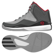 D ROSE DOMINATE II(デリック ローズ ドミネイト 2) バスケットシューズ メンズ 24.5cm ライトオニキス/コアブラック/スカーレット [S83841-245]