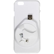 IP6PLWH4 [iPhone 6 Plus 5.5インチ用ケース with イヤフォン＆ケーブル収納 ホワイト]