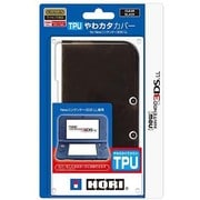 3DS-444 [TPUやわカタカバー for Newニンテンドー3DS LL クリアブラック]
