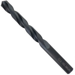 鉄・銅・アルミ・プラスチック・木材用 鉄工用ドリル シンニング 1本入り 12.6mm